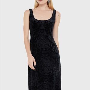 Killstar Black Velvet Maxi crimson fiend dress